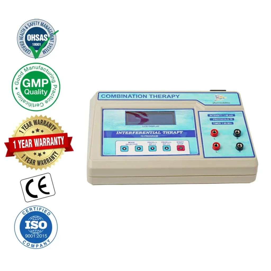 IFT 125 & 70 Program Physiotherapy Machine IFT 70 and 125 Program ABS Physiotherapy Machine for Interferential Therapy