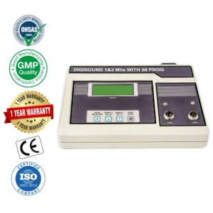 US1&3 mhz US Physiotherapy 50 Programs Device for Pain Relief