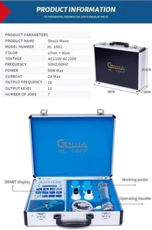 Advanced Portable Shockwave Pain Relief Therapy Machine - Image 2