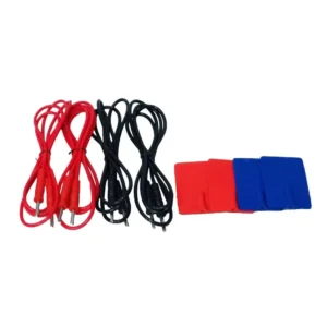 IFT Wire & Pad Electrodes Rectangle physiotherapy Machines 4pc - Image 3