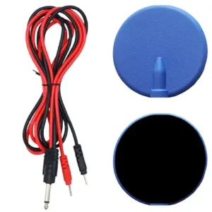 TENS Wire With Round No non adhesive tens pads 1pc