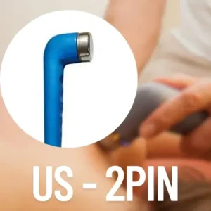 Ultrasonic 2 Pin Handle For Physiotherapy Pain relief - Image 2