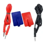 IFT Wire with Pad Electrodes Set | for physiotherapy Machines 2pc