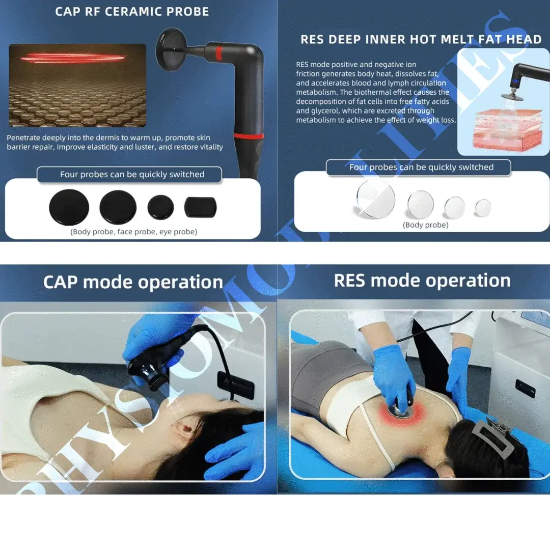 TECAR 448K Therapy Device Physiotherapy, Beauty Care Machine - Image 4