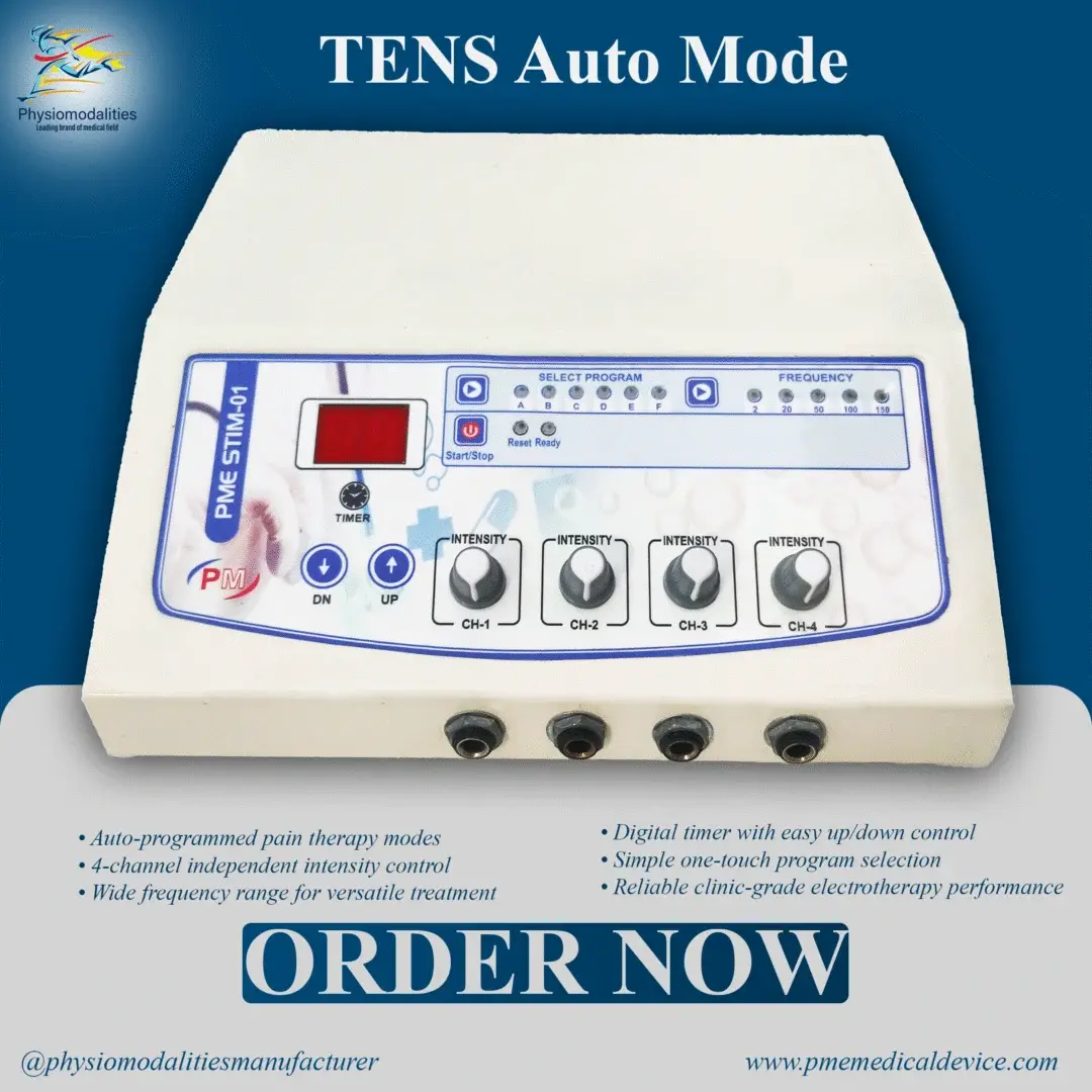 4 Channel Automode TENS Metal Body US Designe