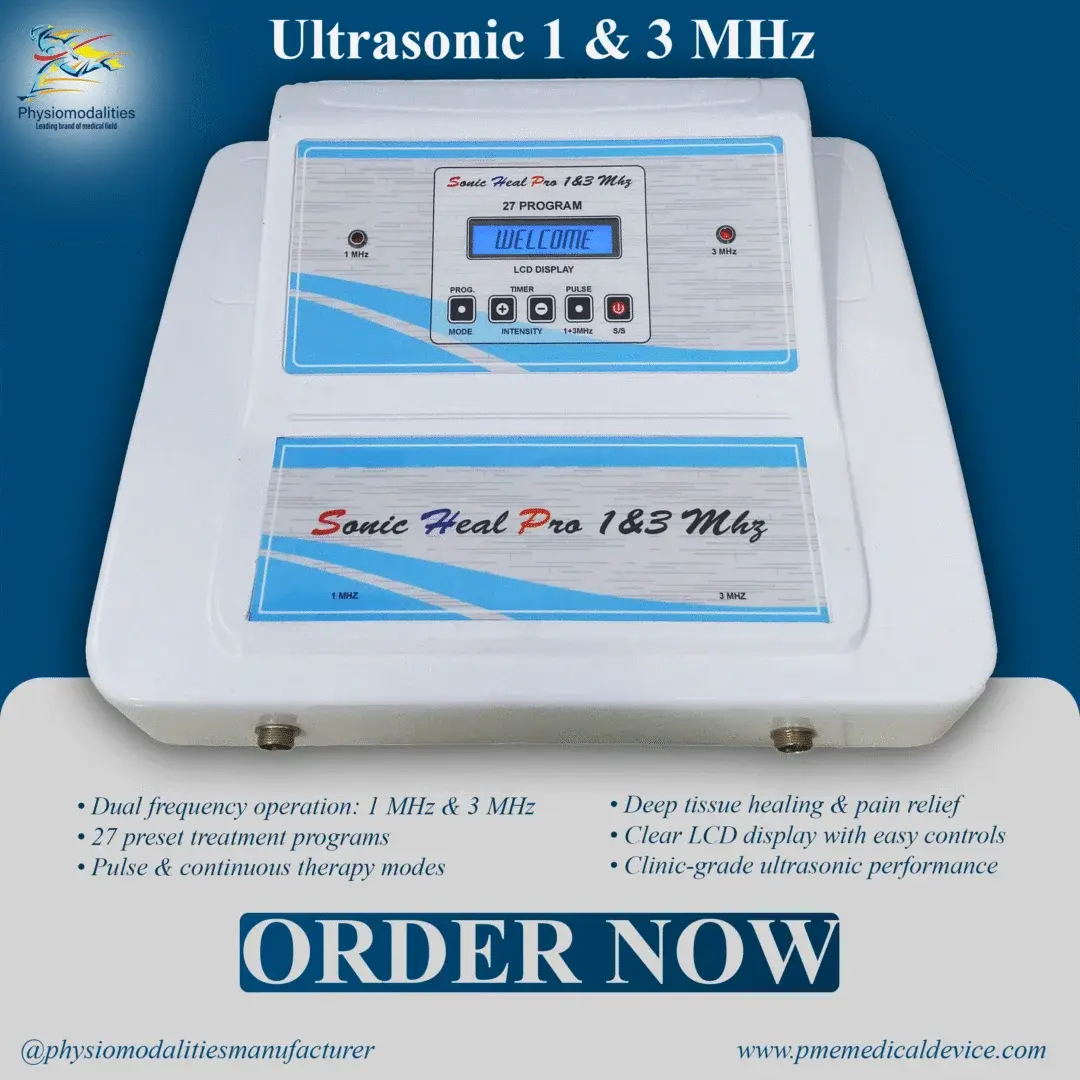 Ultrasonic 1&3 MHz Therapy Device