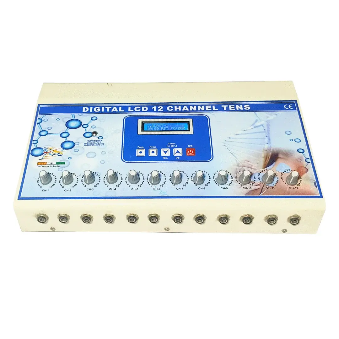 Digital LCD 12 Channel TENS Physiotherapy Machine Professional