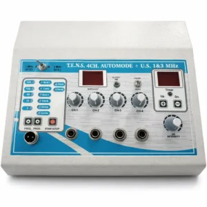 4 Channel Auto-Mode Tens with Ultrasonic 1&3 MHz In Metal Body