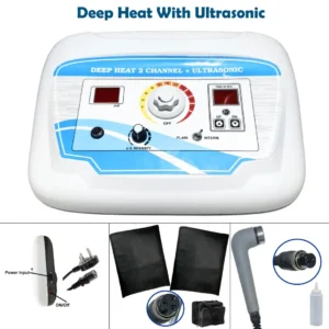 Deep Heat 2 Channel + Ultrasonic 1MHz Physiotherapy Machine
