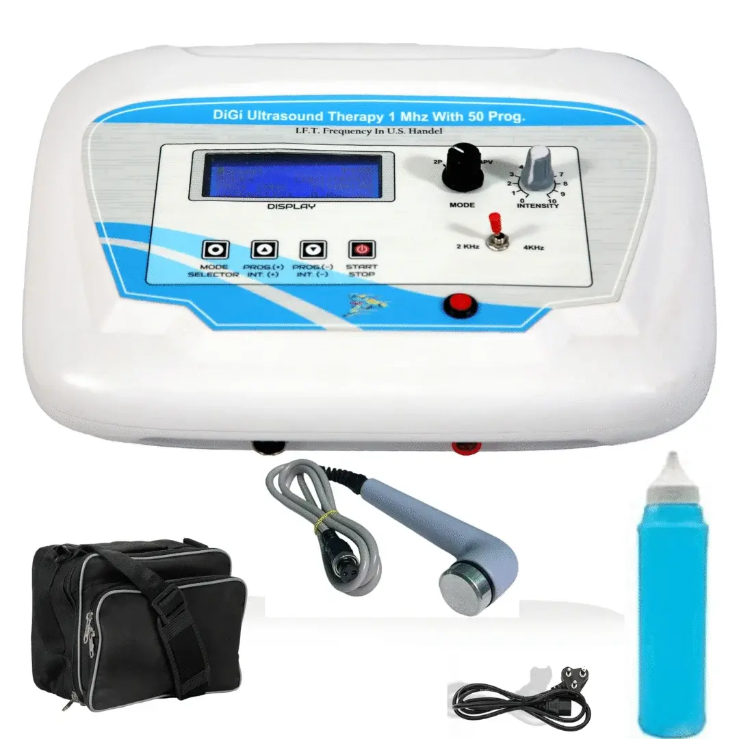 Digital Ultrasonic 1MHz 50 Prog. Physiotherapy Unit with | Frequency Handle - Image 2