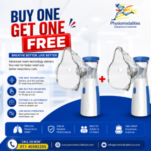 Portable Mesh Nebulizer Machine for Adults & Kids | USB Rechargeable Handheld Nebuliser
