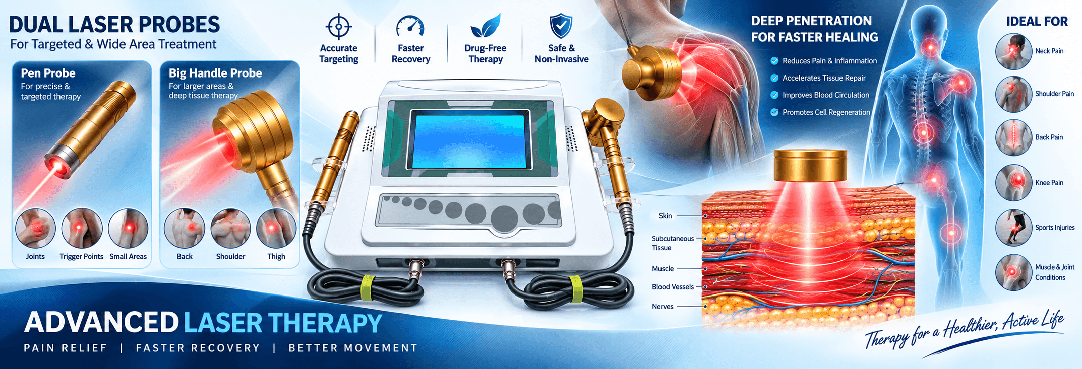 Advance Touch Laser Therapy Machine Advance Touch Laser Therapy Machine
