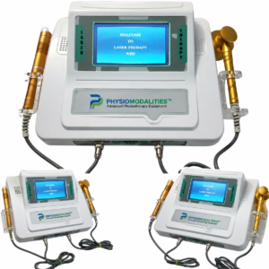 Advance Touch Laser therapy machine with dual probes for physiotherapy pain relief by PHYSIOMODALITIES ENTERPRISE