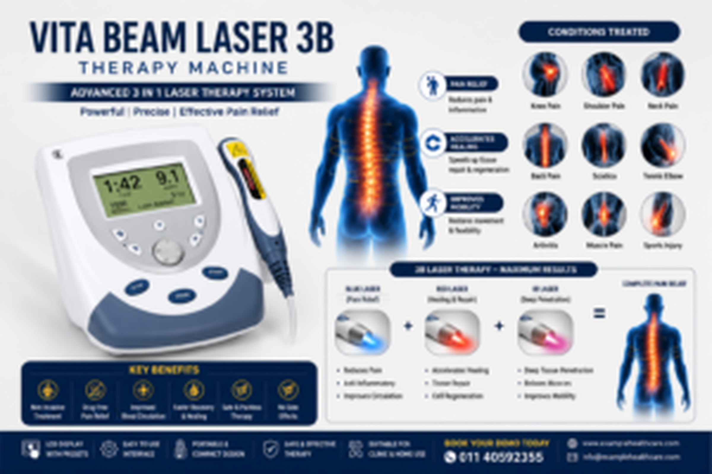 Vita Beam Laser 3B Therapy Machine Vita Beam Laser 3B Therapy Machine