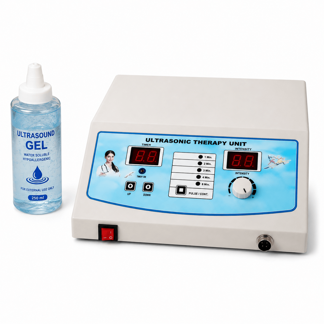 5 LED Ultrasonic Physiotherapy Machine – 1 MHz 5 LED Ultrasonic Physiotherapy Machine – 1 MHz by PHYSIOMODALITIES ENTERPRISES
