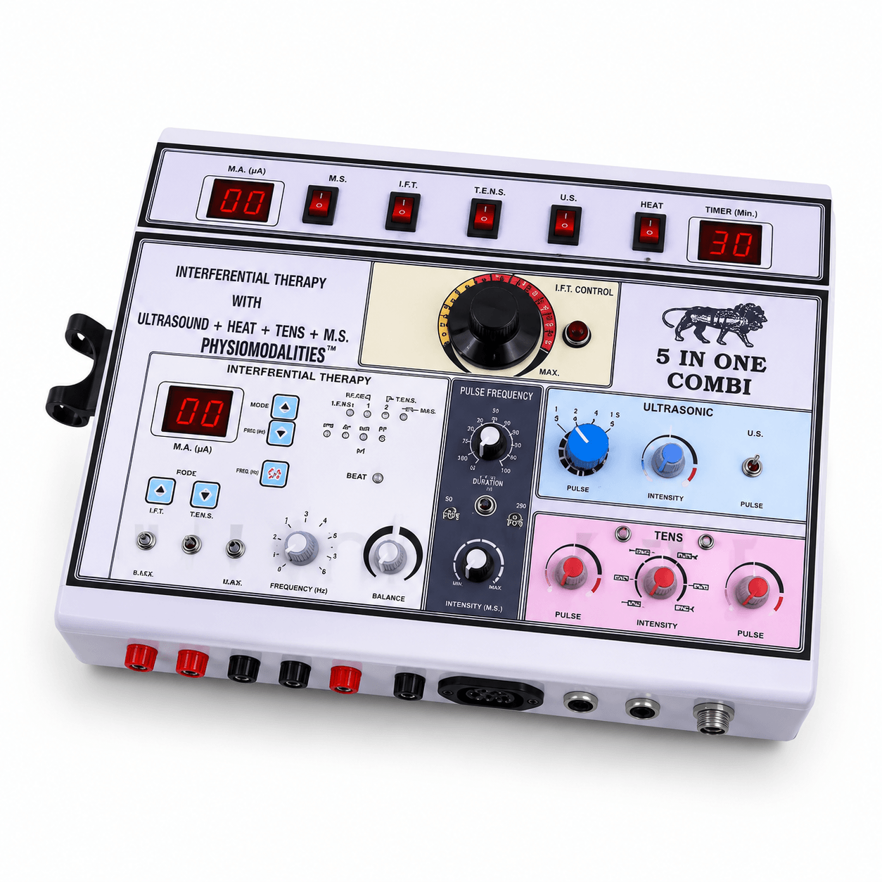 5-in-1 Combination Physiotherapy Machine 5-in-1 Combination Physiotherapy Machine by PHYSIOMODALITIES ENTERPRISES