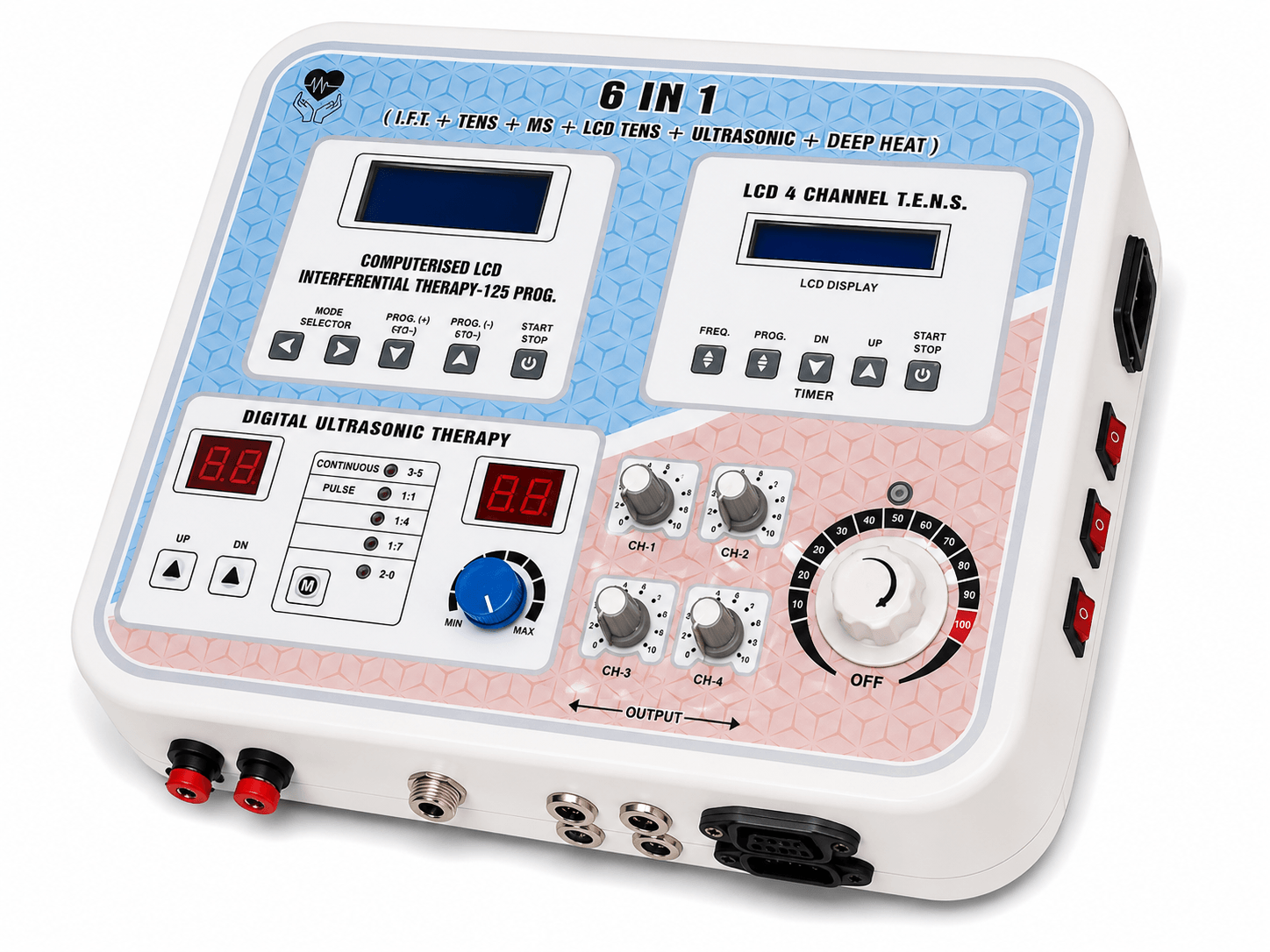 6-in-1 Electrotherapy Machine 6-in-1 Electrotherapy Machine by PHYSIOMODALITIES ENTERPRISES