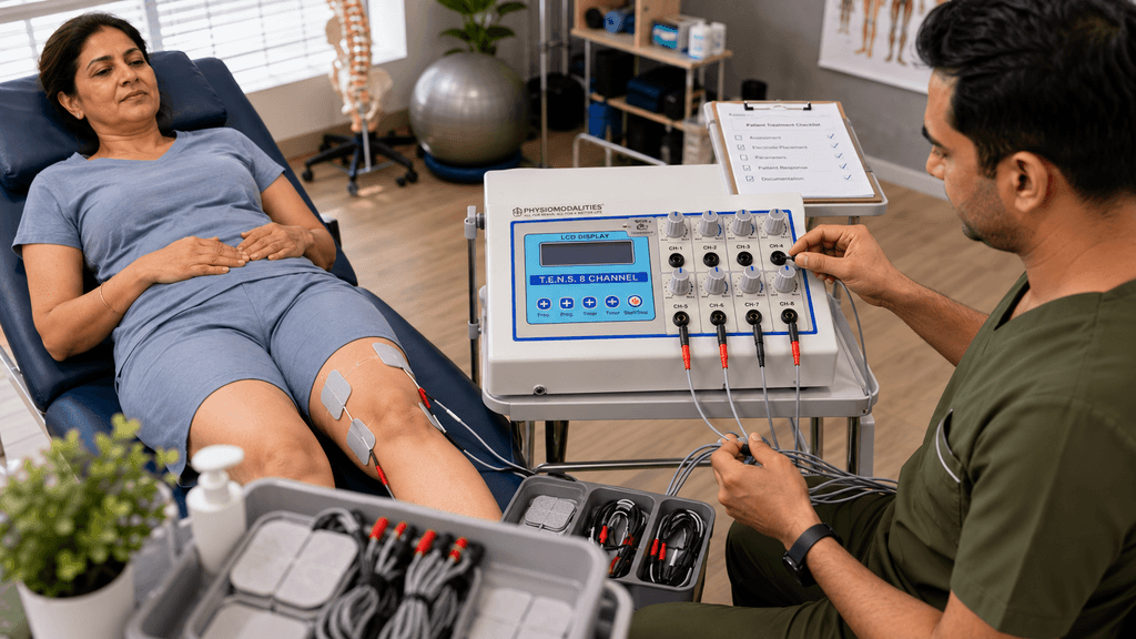 LCD 8-Ch TENS Therapy Machine LCD 8-Ch TENS Therapy Machine