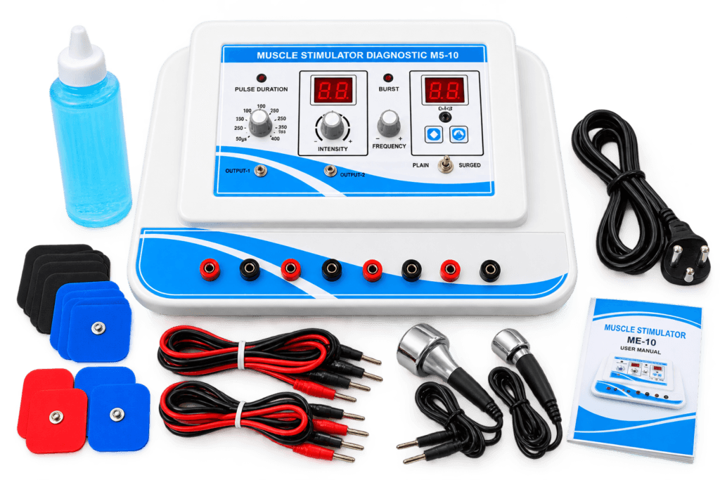 Digital 8-Channel Muscle Stimulator Machine Digital 8-Channel Muscle Stimulator Machine by PHYSIOMODALITIES ENTERPRISES for professional physiotherapy and rehabilitation