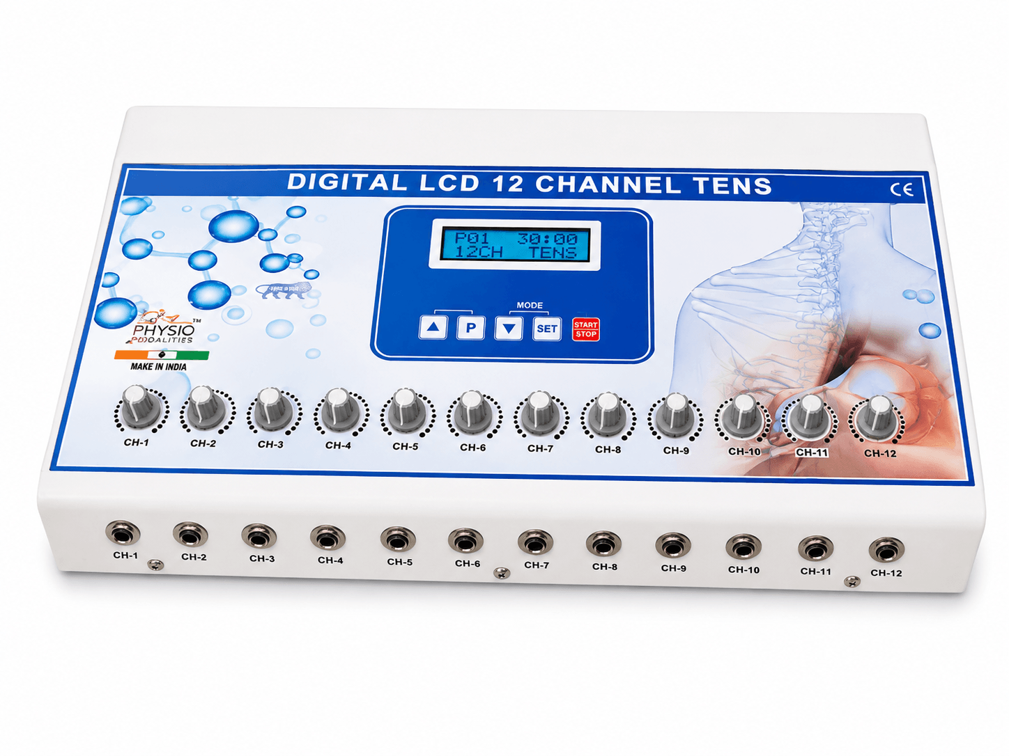 Digital LCD 12-Channel TENS Machine Digital LCD 12-Channel TENS Machine by PHYSIOMODALITIES ENTERPRISES