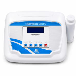 Interferential Therapy IFT Physiotherapy Equipment IFT LCD Pro 125 Digital Interferential Therapy Machine by PHYSIOMODALITIES ENTERPRISES