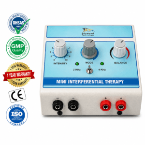 Interferential Therapy IFT Physiotherapy Equipment IFT MiniCare Compact Interferential Therapy Machine by PHYSIOMODALITIES ENTERPRISES