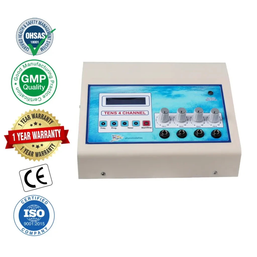 LCD 4-Channel TENS Physiotherapy Machine