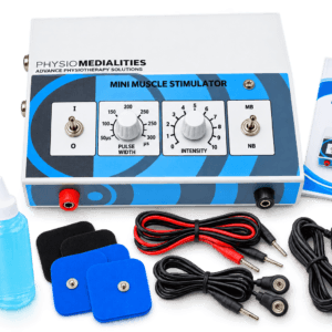 Electric Muscle Stimulator Mini 2-Pole Muscle Stimulator Machine by PHYSIOMODALITIES ENTERPRISES for professional physiotherapy and rehabilitation
