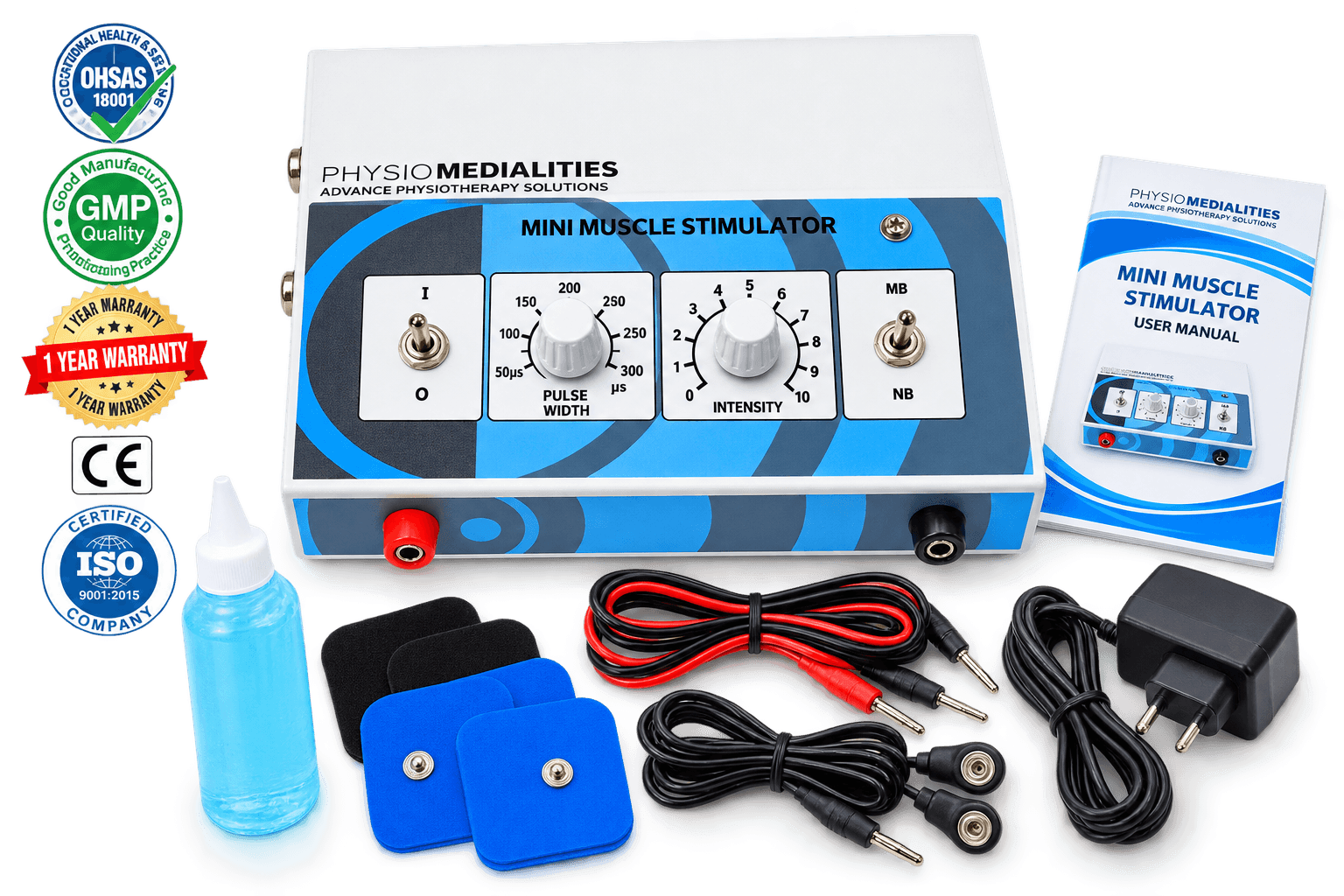 Mini 2-Pole Muscle Stimulator Machine Mini 2-Pole Muscle Stimulator Machine by PHYSIOMODALITIES ENTERPRISES for professional physiotherapy and rehabilitation