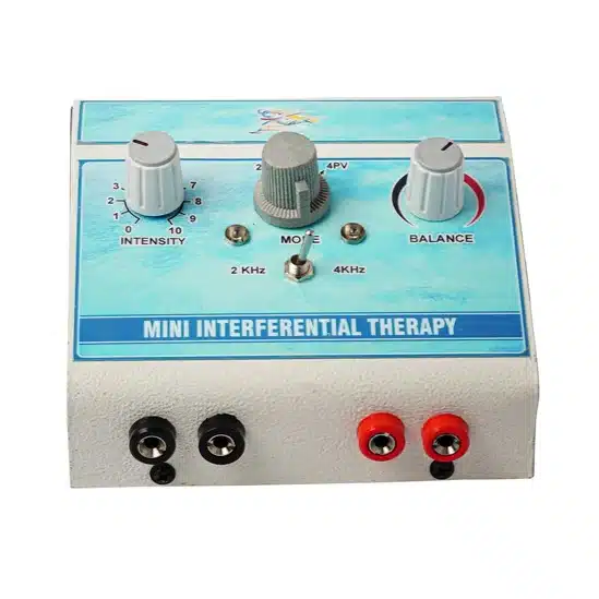 Mini Interferential Therapy (IFT) Physiotherapy Machine with Intensity, Frequency and Balance Controls