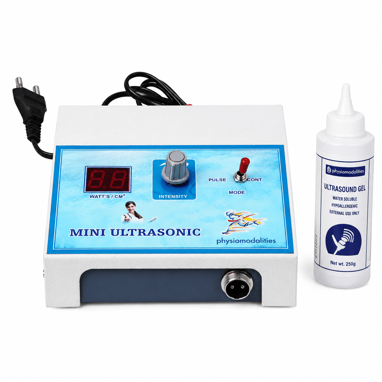 Mini Portable 1 MHz Ultrasonic Physiotherapy Machine Mini Portable 1 MHz Ultrasonic Physiotherapy Machine by PHYSIOMODALITIES ENTERPRISES