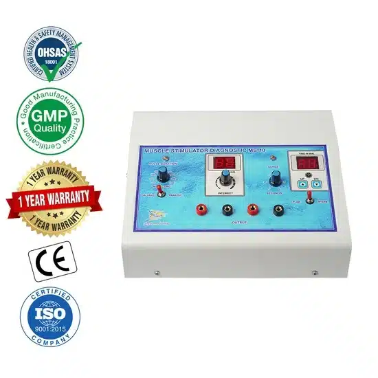 Muscle Stimulator Physiotherapy Machine Muscle Stimulator Diagnostic MS-10 Physiotherapy Machine