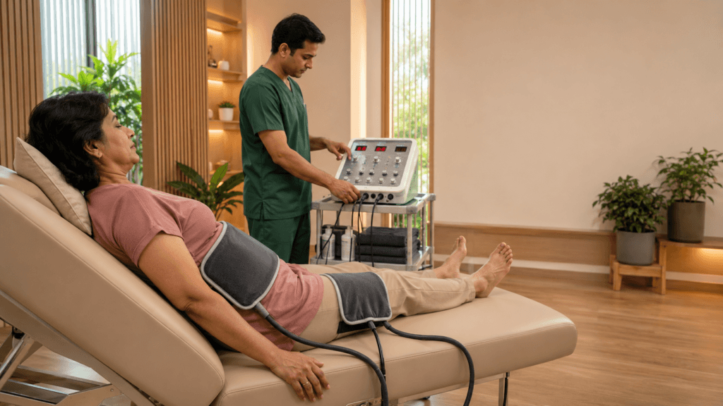 Deep Heat Therapy Machine Treatment