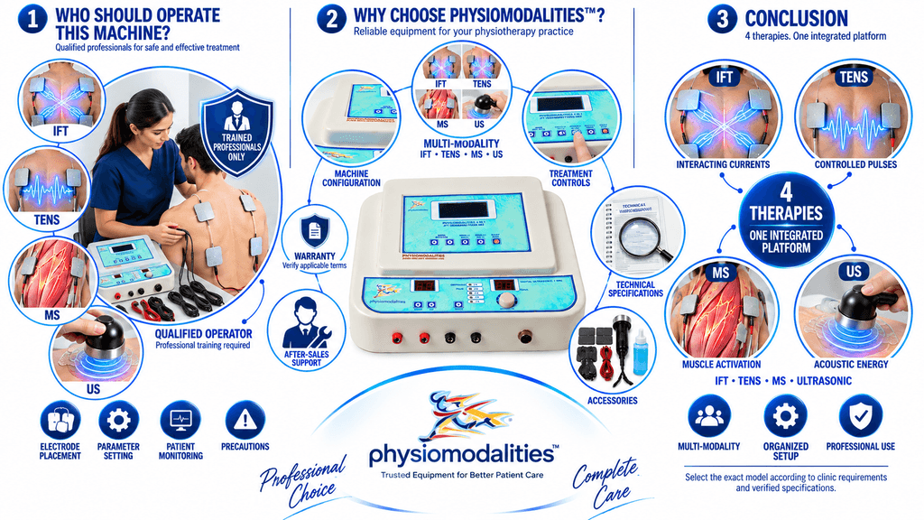 4-in-1 Microcontrolled Physiotherapy Machine
