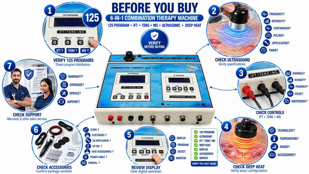 6-in-1 Combination Therapy Machine 6-in-1 Combination Therapy Machine