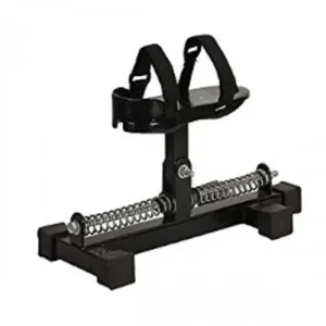 Ankle Exerciser Rehabilitation Manual ankle exerciser with adjustable resistance springs, foot strap support, and a sturdy metal base for controlled ankle and lower-limb rehabilitation exercises.