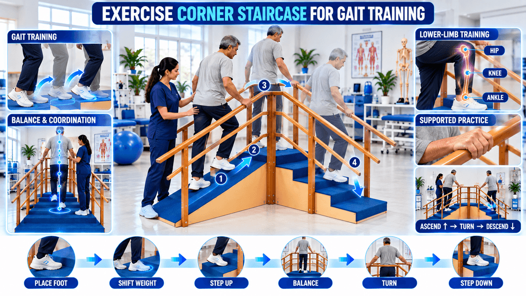 Exercise Corner Stair Case Therapy Exercise Corner Stair Case Therapy