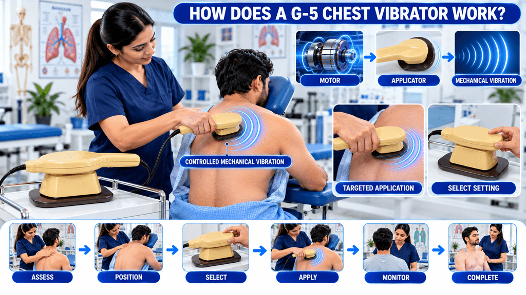 G-5 Chest Vibrator Massager Machine G-5 Chest Vibrator Massager Machine
