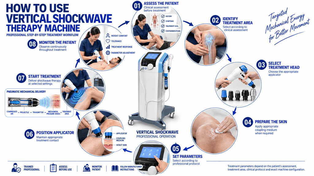 Vertical Shockwave Therapy Machine