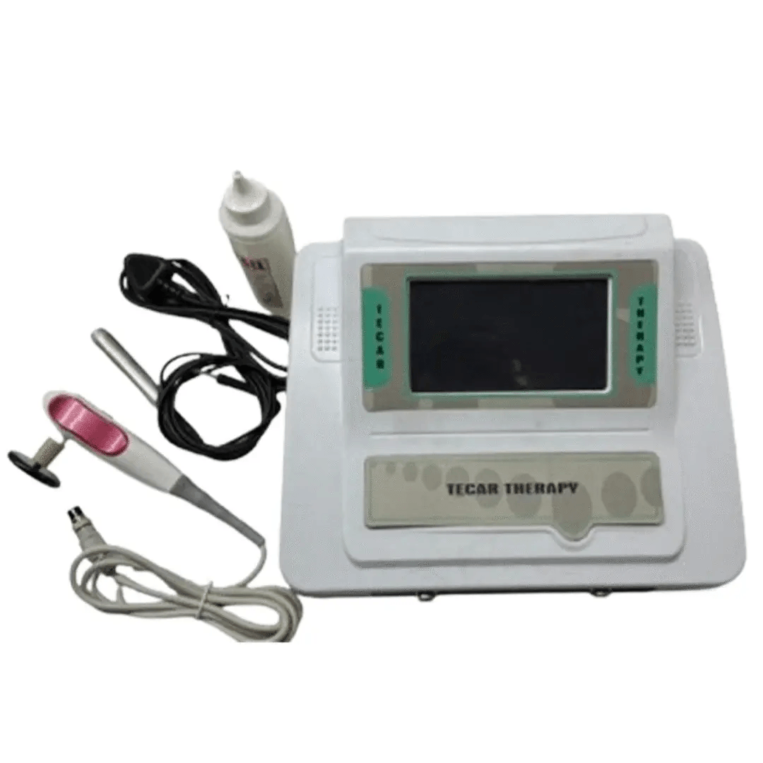 TECAR Therapy Machine with Digital Display and Professional Treatment Applicators