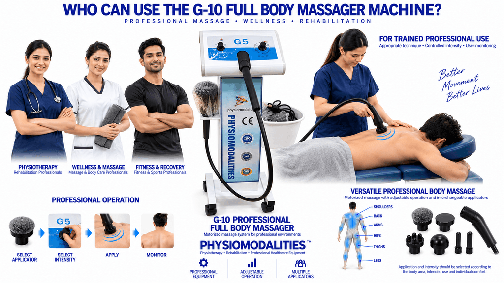 G-10 Full Body Massager Machine for Physiotherapy, Wellness Massage, Fitness and Recovery Professionals