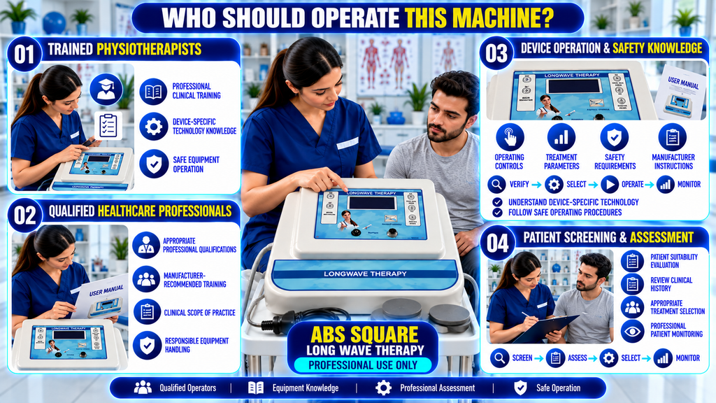 ABS Square Long Wave Therapy Machine