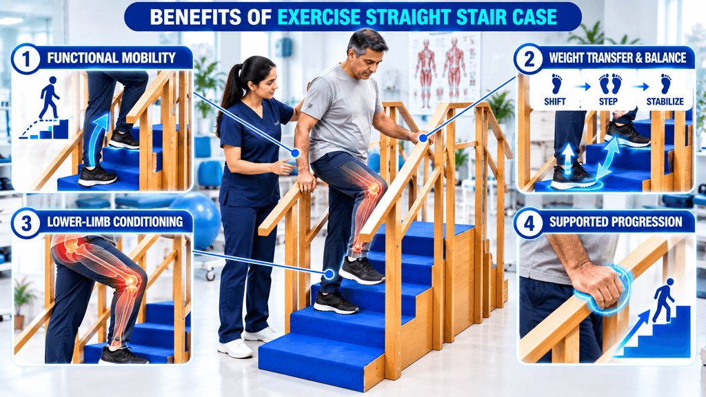 Exercise Straight Stair Case Exercise Straight Stair Case