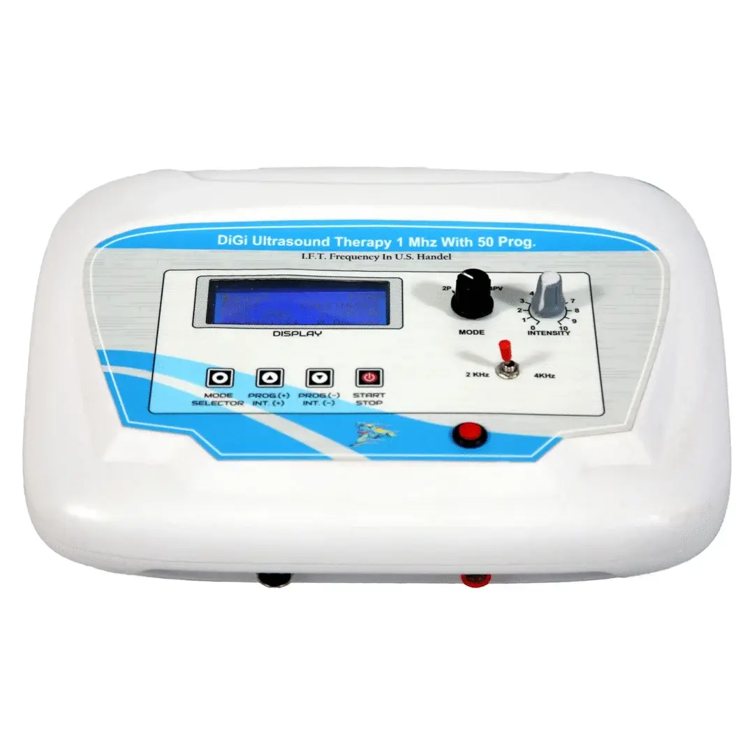 Digital Ultrasonic Therapy Unit 1 MHz with IFT Frequency Control Digital Ultrasonic Therapy Machine with 1 MHz Frequency, 50 Programs and IFT Frequency Selector