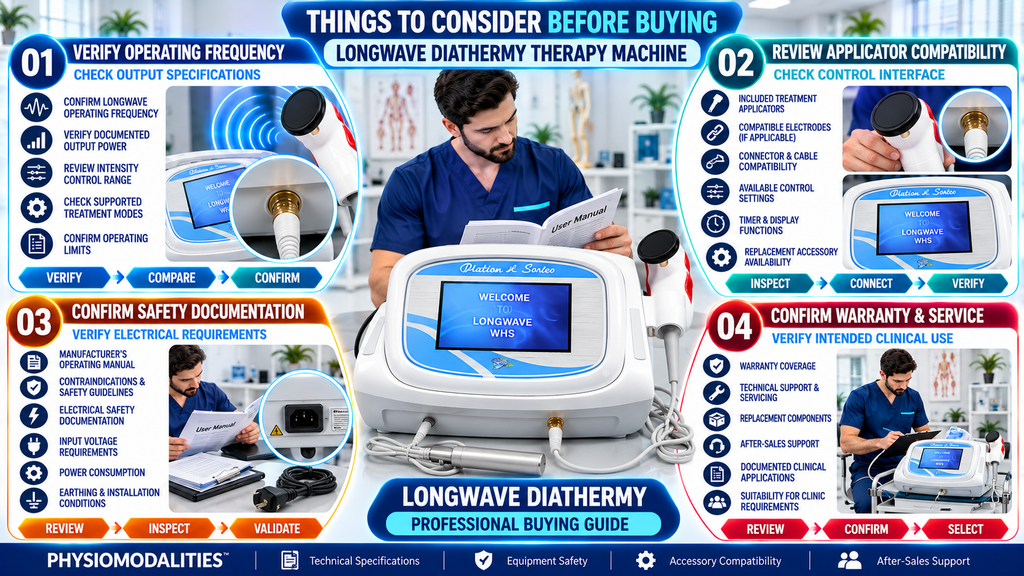 Longwave Diathermy Therapy Machine Longwave Diathermy Therapy Machine with Digital Display and Treatment Applicators