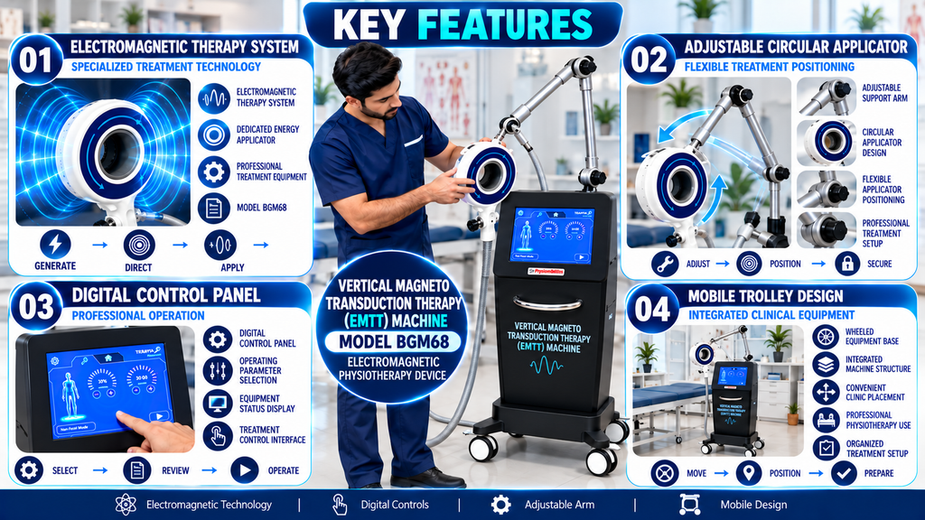 Vertical Magneto Transduction Therapy (EMTT) Machine