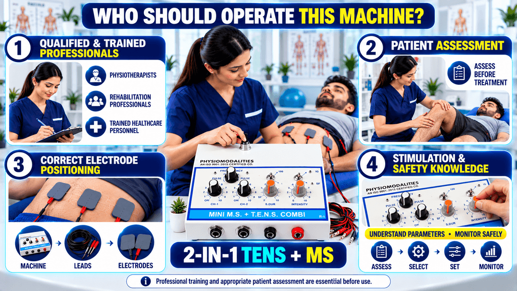 2-in-1 TENS + MS Physiotherapy Machine 2-in-1 TENS + MS Physiotherapy Machine